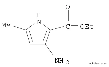 Molecular Structure of 1005326-26-0 (1H-Pyrrole-2-carboxylic acid, 3-amino-5-methyl-, ethyl ester)